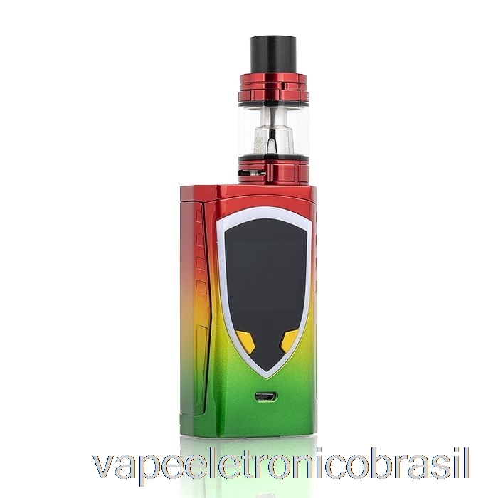 Vape Eletrônico Smok Procolor 225w Tc Starter Kit Rasta Vermelho